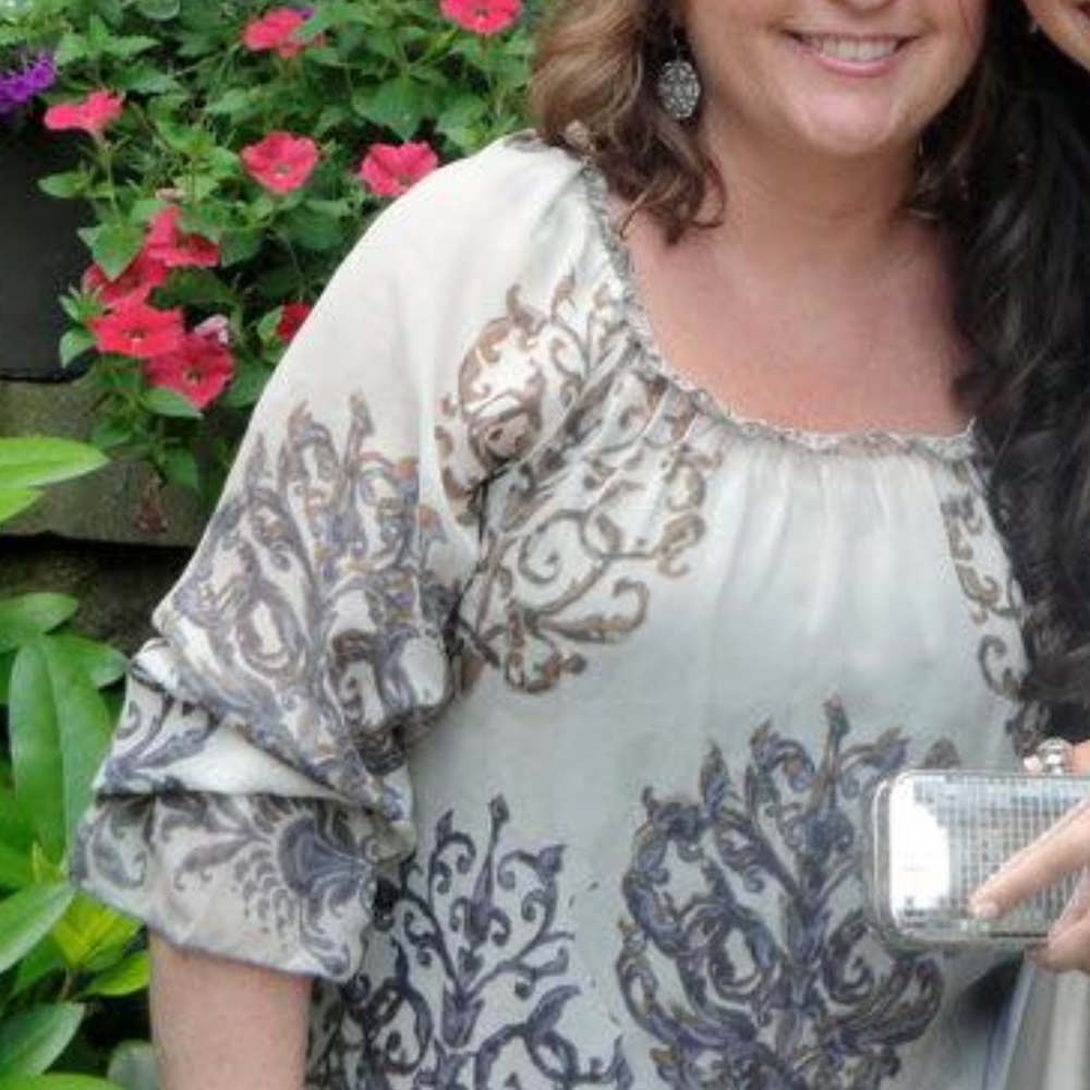 Printed Blouse - image 1